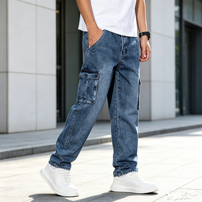 Herren Utility Cargo-Jeans Drune