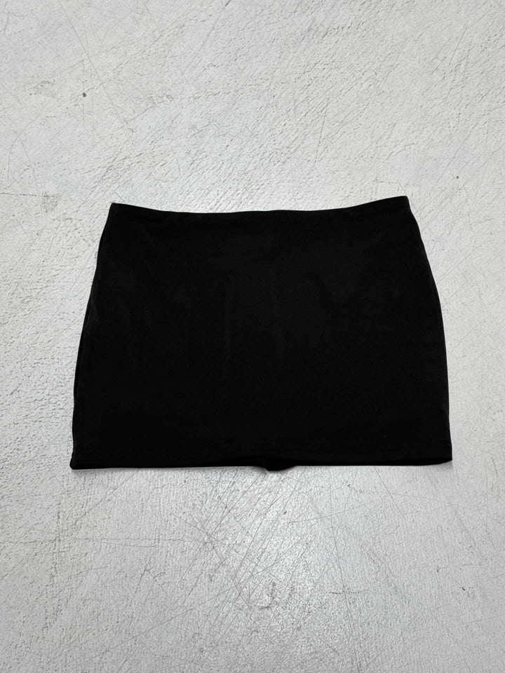 Damen eleganter Minirock aus hochwertigem Jersey-Material mit elastischem Bund Drune