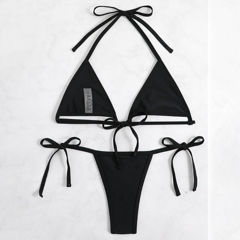 Damen Triangel-Bikini mit raffinierten Schnürdetails Drune