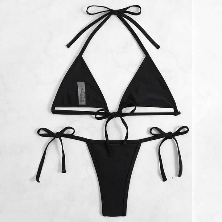 Damen Triangel-Bikini mit raffinierten Schnürdetails Drune