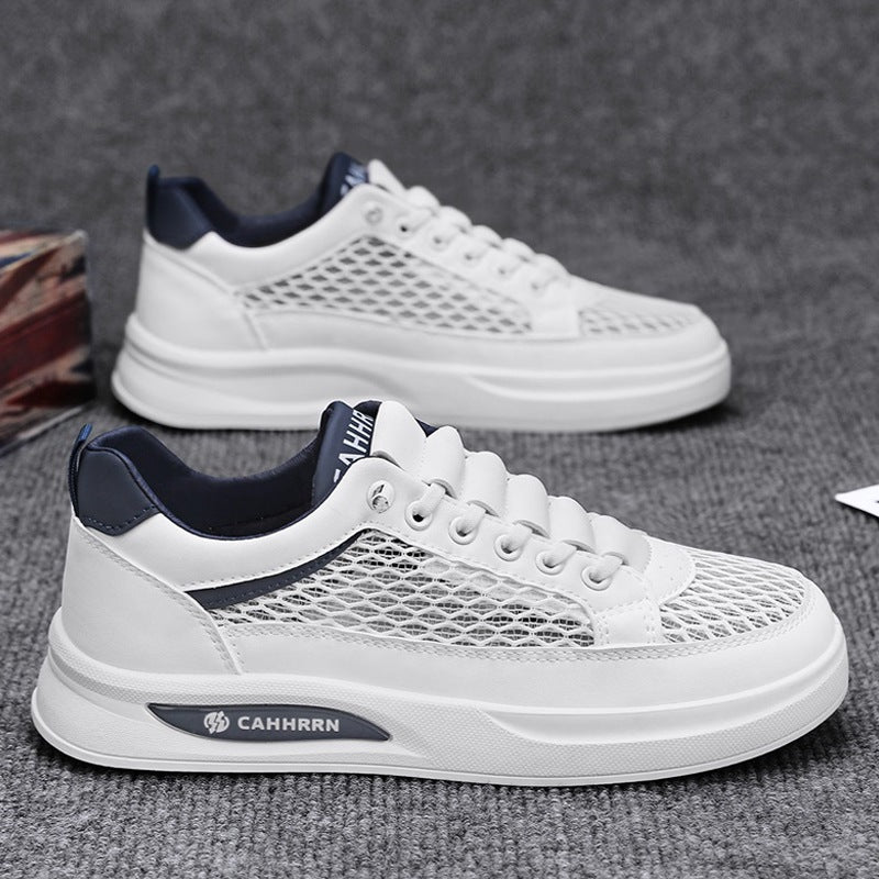 Unisex atmungsaktive Mesh-Plateau-Sneaker mit leichter Dämpfung und gepolstertem Komfortfußbett Drune