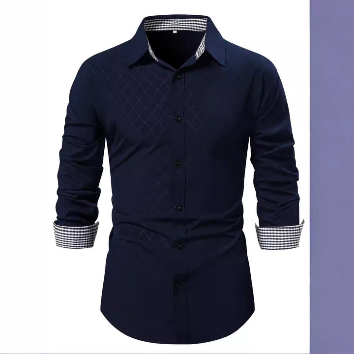 Herren Langarmhemd Drune