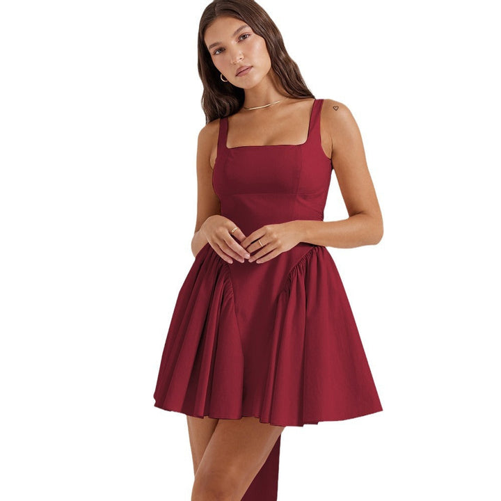 Damen Kurzkleid mit schmeichelndem Schnitt und voluminösem Rock Drune