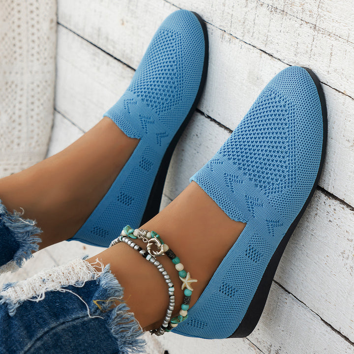 Damen Atmungsaktive Slip-On Espadrilles mit flexiblem Fußbett Drune