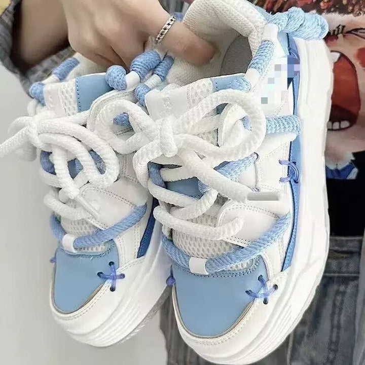 Damen Sportliche Sneakers mit innovativen Akzenten und rutschfester Sohle Drune