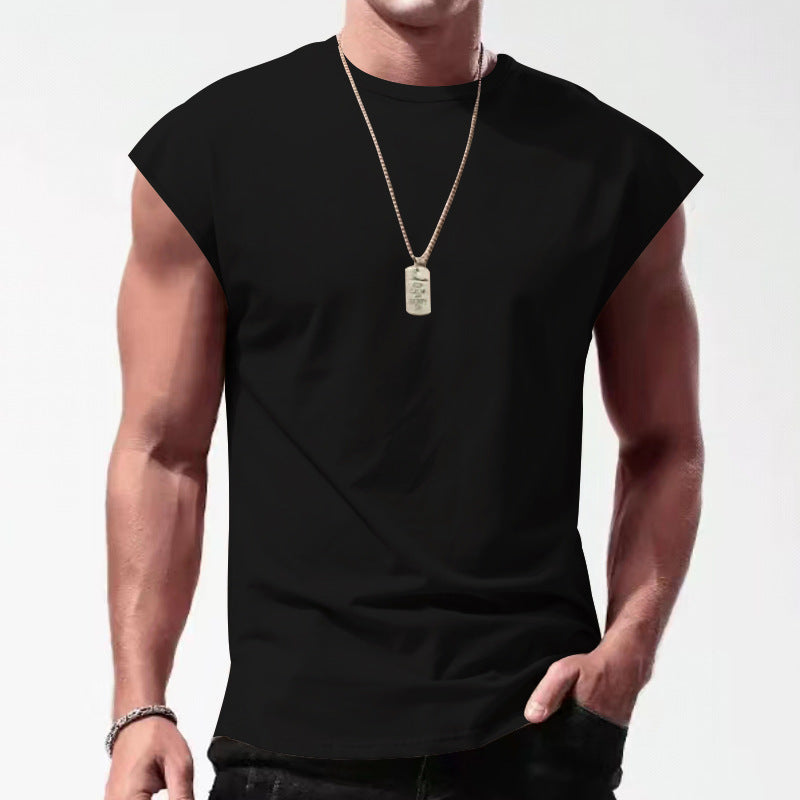Herren ärmelloses T-Shirt im lässigen Stil mit modernem Schnitt Drune