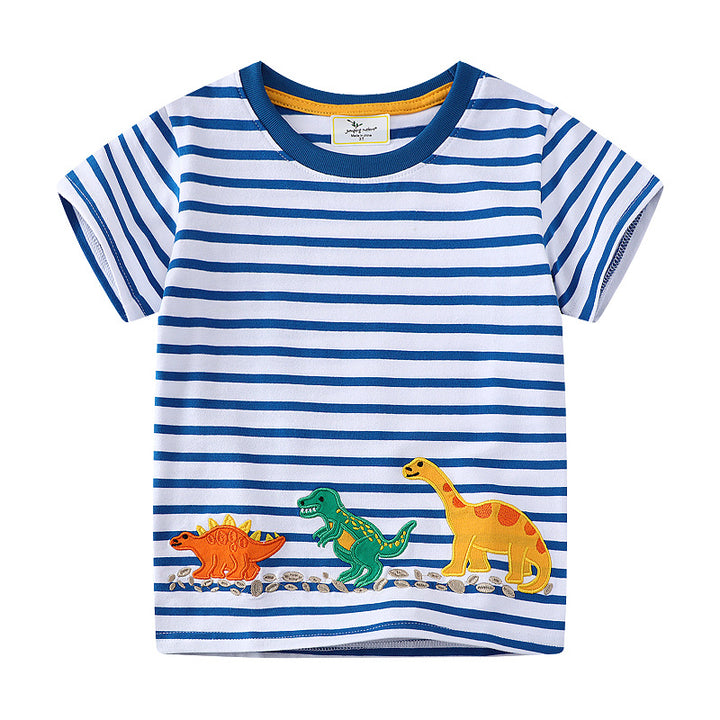 Jungen T-Shirt mit buntem Dinosaurier-Motiv Drune