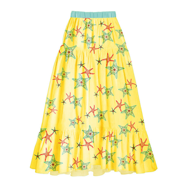 Damen Einteiliger Badeanzug mit maritime Motiven und eleganten Verzierungen Drune