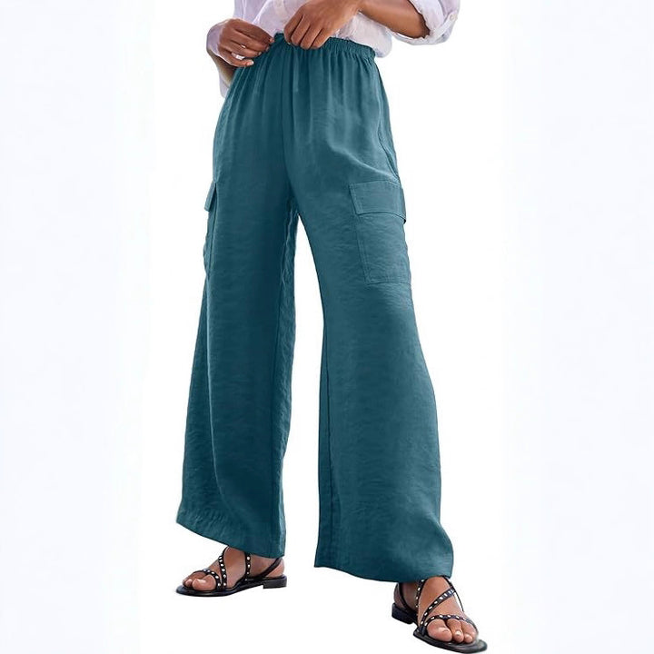 Damen Cargo-Hose aus leichtem Jersey Drune