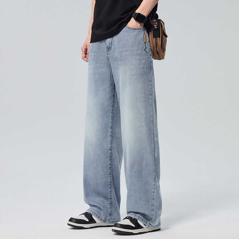 Herren Weite Jeans im lässigen Look Drune