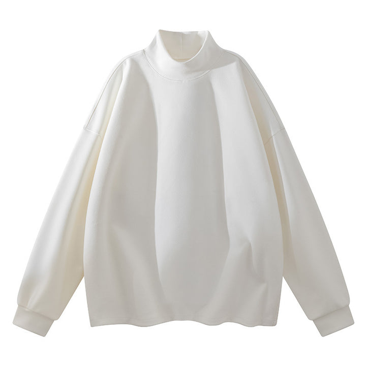 Damen Modische Sweatshirt mit Stehkragen Drune