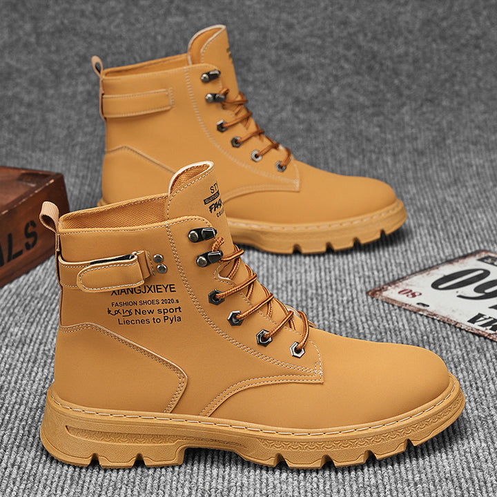 Herren Robuste Hochgefütterte Arbeitsstiefel Drune