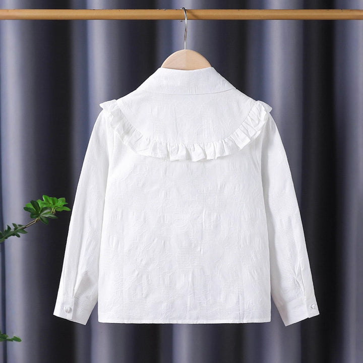 Mädchen Hemdbluse mit verspielten Rüschen Drune