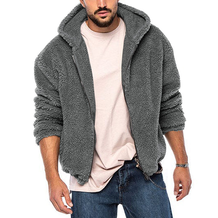 Herren kuschelige Fleecejacke mit hochwertiger Innenfütterung und praktischem Reißverschluss Drune