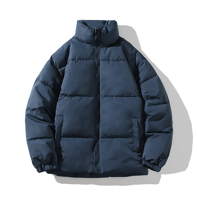 Herren isolierte Steppjacke mit hohem Kragen und elastischen Bündchen Drune