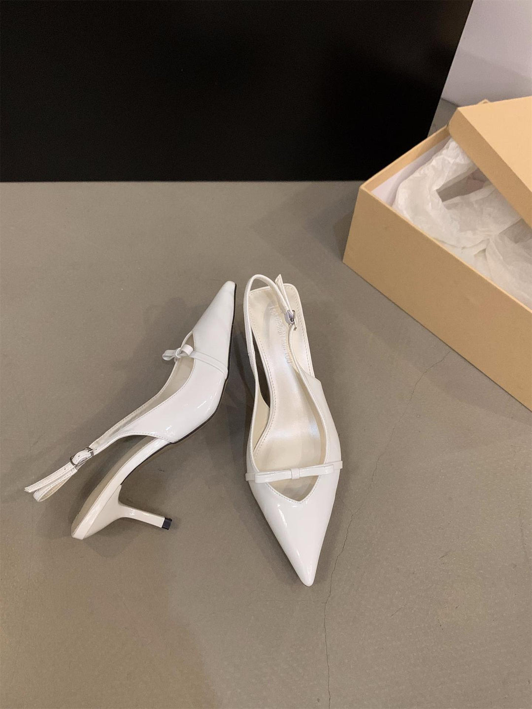 Damen Slingback Pumps mit elegantem Schnitt und feinem Riemchen Drune