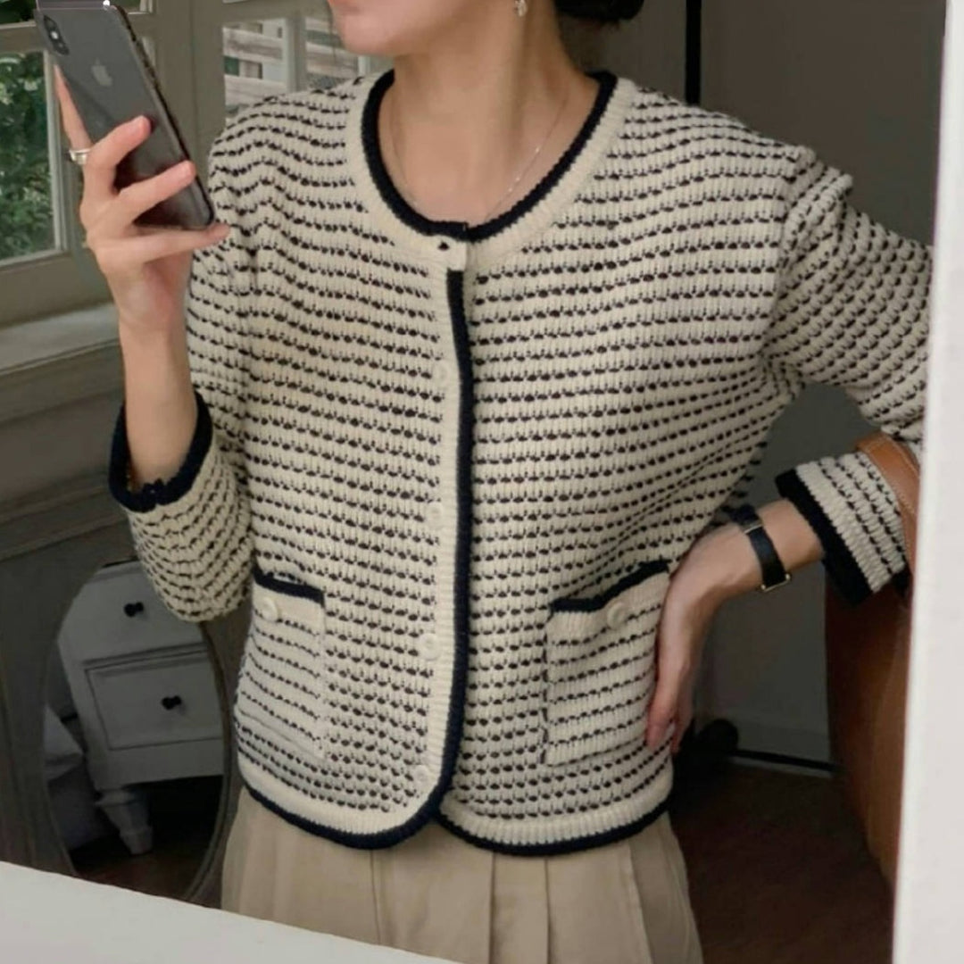 Damen Moderne Strickjacke Drune