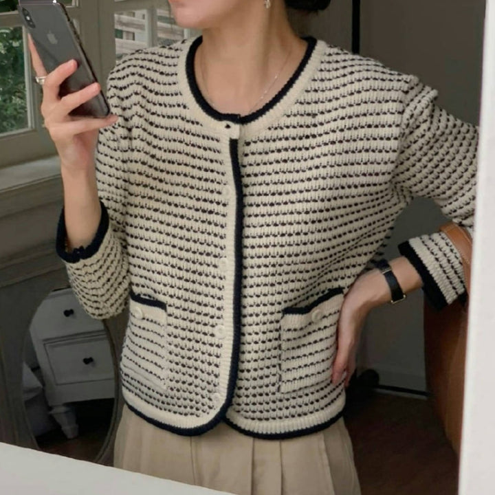 Damen Moderne Strickjacke Drune