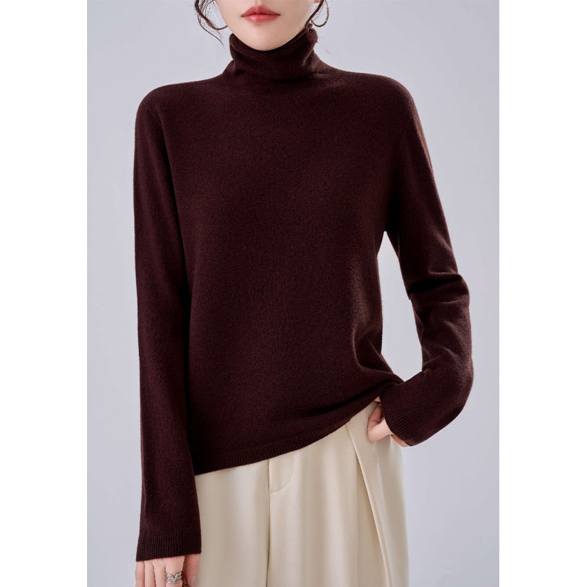 Damen Leichter Kaschmir-Mix Rollkragenpullover mit feinem Soft-Finish und schmaler Silhouette Drune