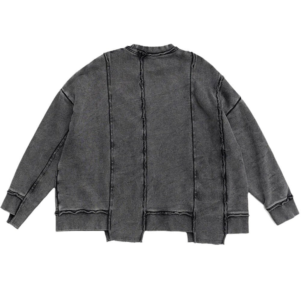 Damen Oversized Sweatshirt mit lässigem Schnitt und trendigen Designelementen Drune