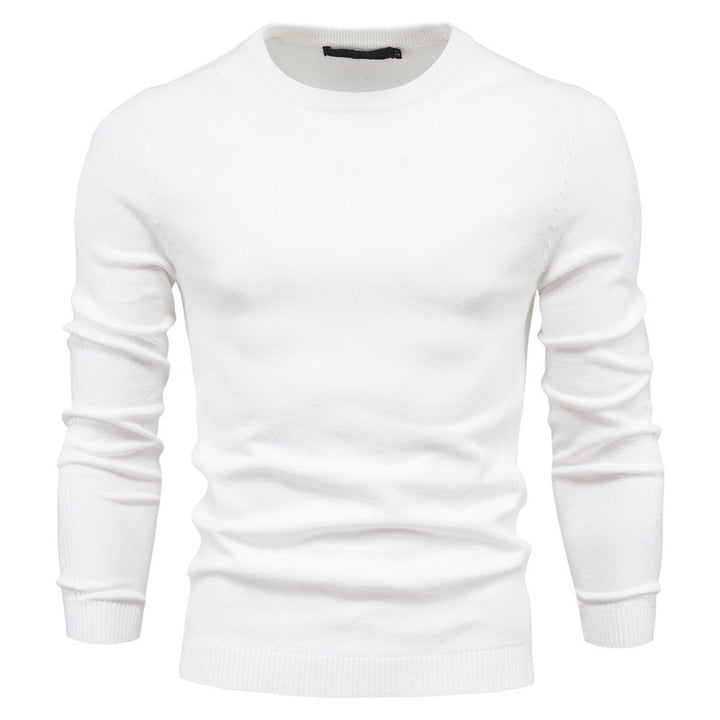 Herren Rundhals Pullover aus hochwertiger Baumwolle Drune