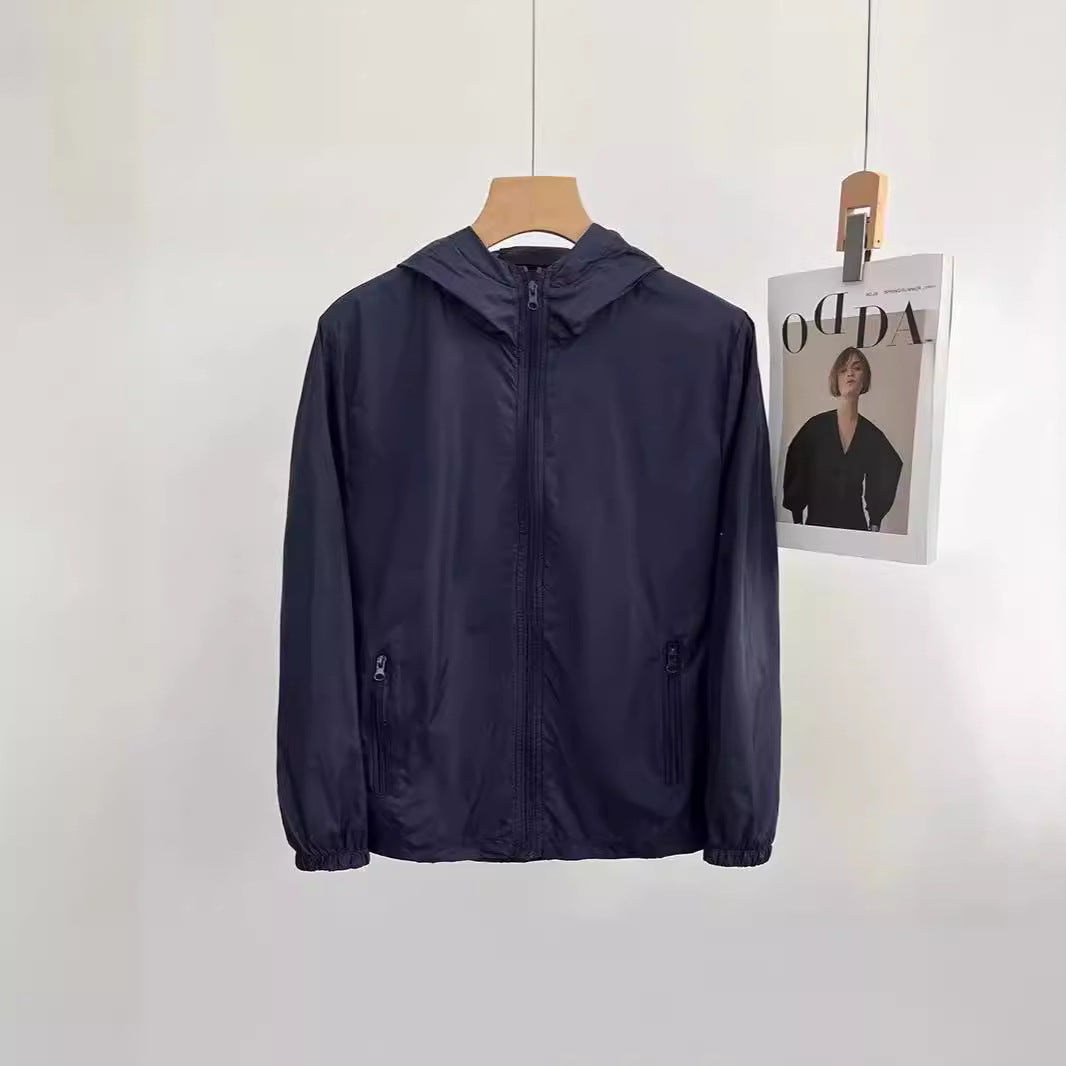 Damen Leichte Übergangsjacke mit Kapuze und Reißverschluss Drune