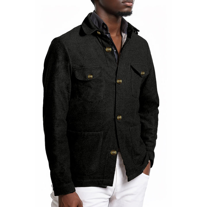 Herren modische Outdoor Jacke mit praktischen Taschen Drune