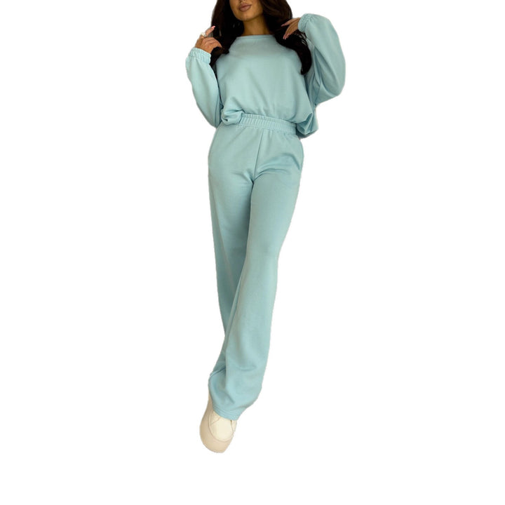 Damen gemütlicher Hoodie und Jogginghose Set Drune