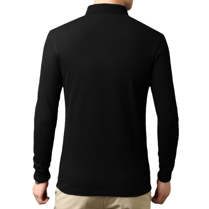 Herren Langarm-Polohemd aus hochwertiger Baumwollmischung mit atmungsaktiver Technologie Drune