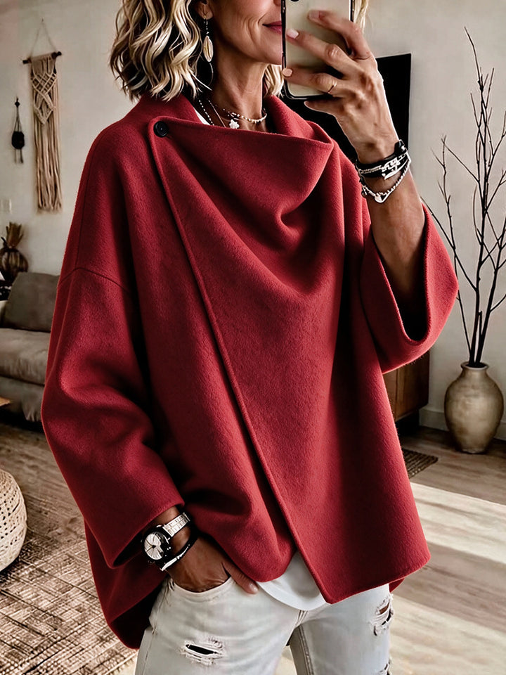 Damen Stilvolle Oversized Jacke Drune