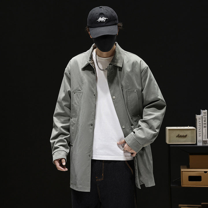 Herren Modische Utility-Jacke mit praktischen Taschen