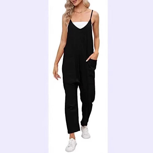 Damen Lässige und bequeme Latzhose Drune