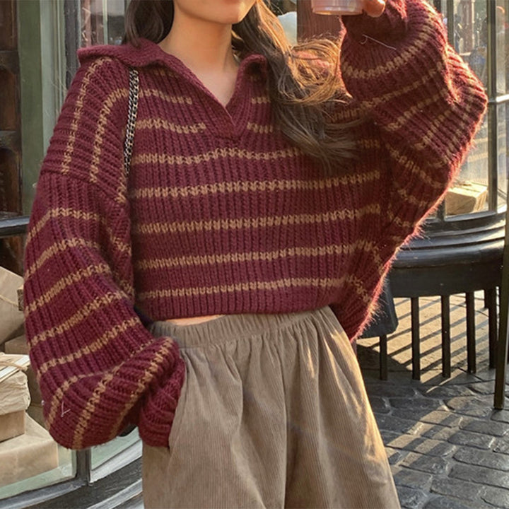 Damen Strickpullover Drune