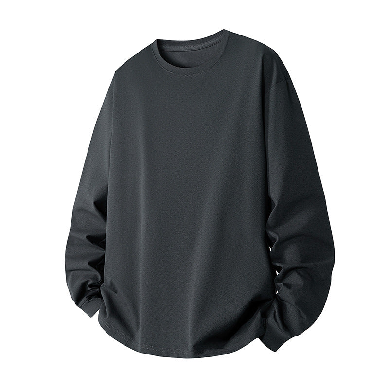 Herren Oversize-Sweatshirt aus Baumwollmix mit Rundhalsausschnitt und gerippten Bündchen Drune