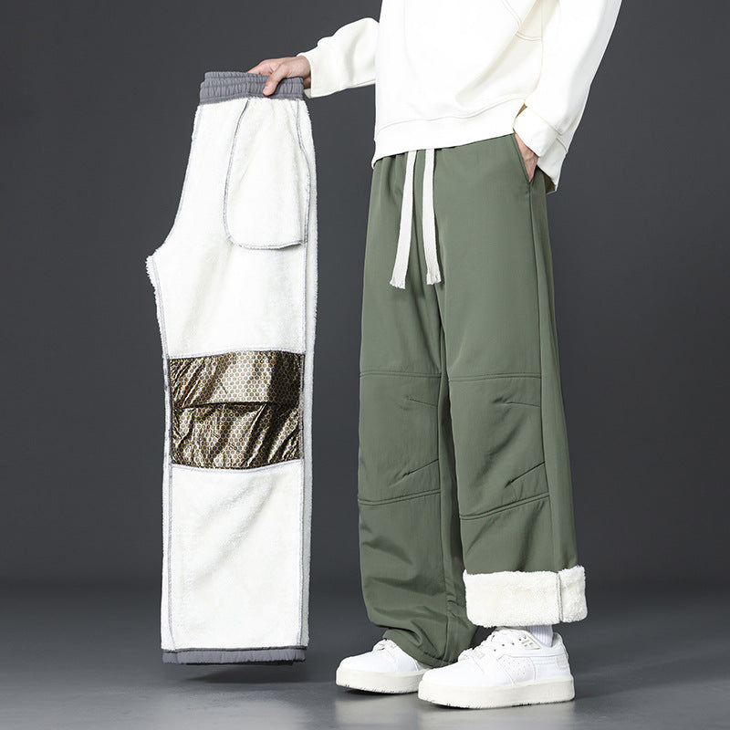 Herren Sportliche Freizeithosen mit weichem Fleece-Innenfutter