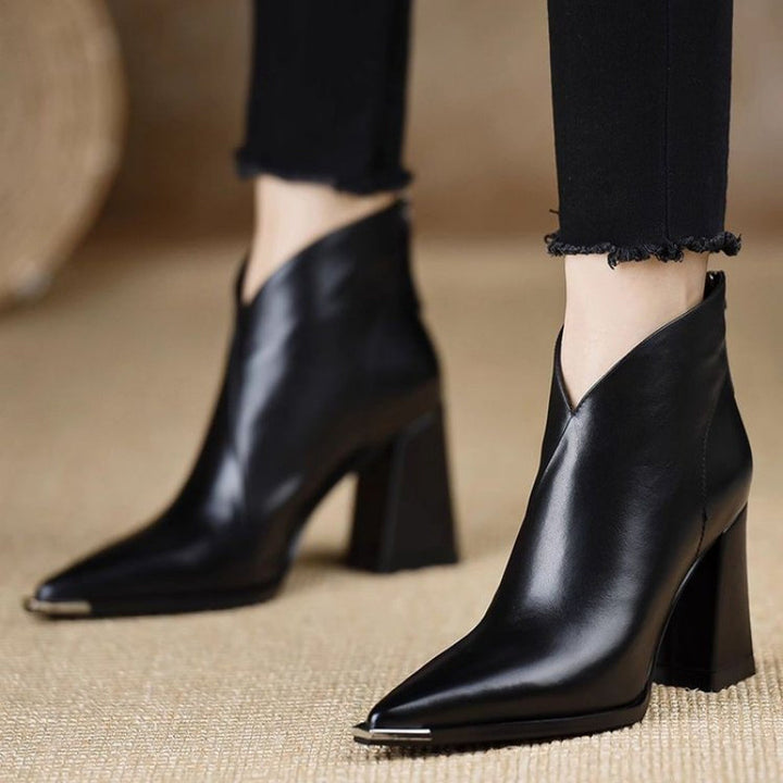 Damen elegante Stiefeletten Drune