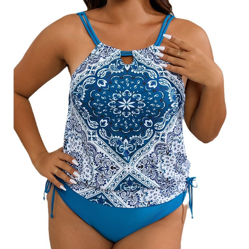 Damen Tankini mit modernem Grafikdesign Drune