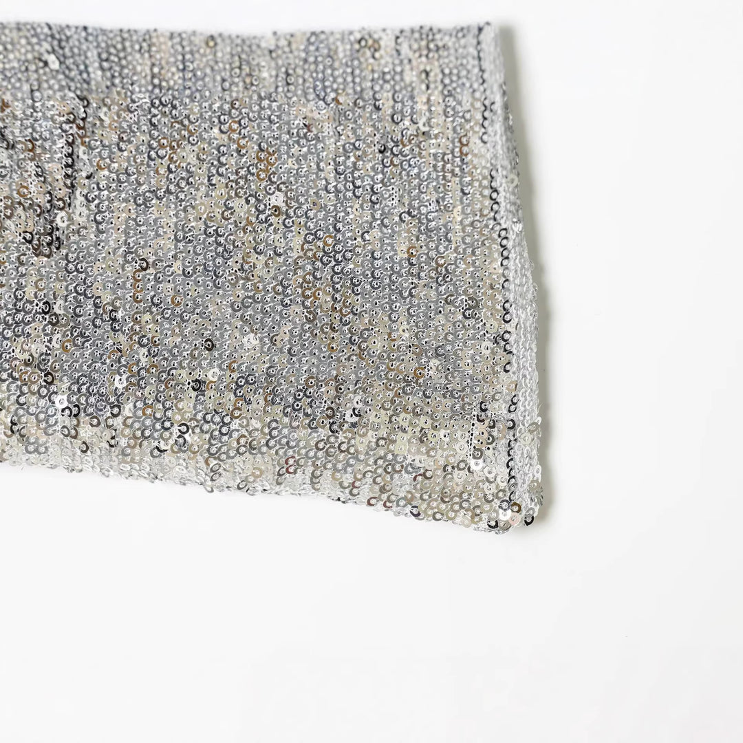Damen Drapiertes Abendkleid mit weitem U‑Ausschnitt, Fledermausärmeln und Paillettenmini Drune