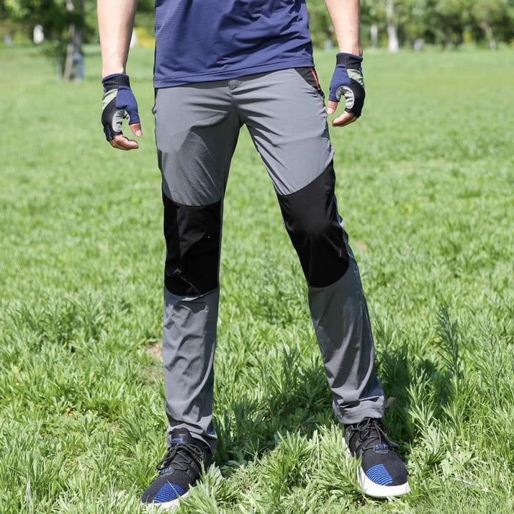 Herren nan leichte Stretch-Outdoorhose mit verstärkten Knien und ergonomischer Bewegungspasse Drune
