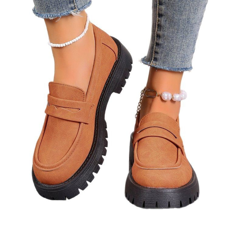 Damen Loafer mit modischem Bund und rutschfester Sohle Drune