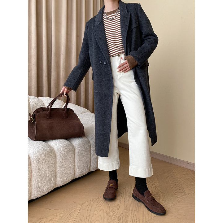 Damen gestreiftes Langarmshirt mit Raglanärmeln und modischem Design Drune