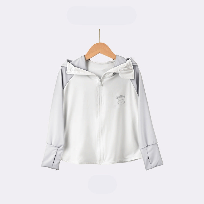 Kinder UV-Schutzjacke mit Kapuze und atmungsaktiven Eigenschaften Drune