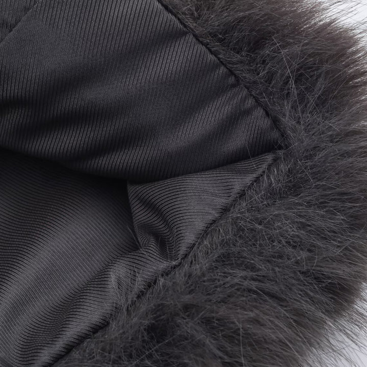 Damen Kurze Faux‑Fur‑Jacke mit Stehkragen und Boxy‑Schnitt Drune