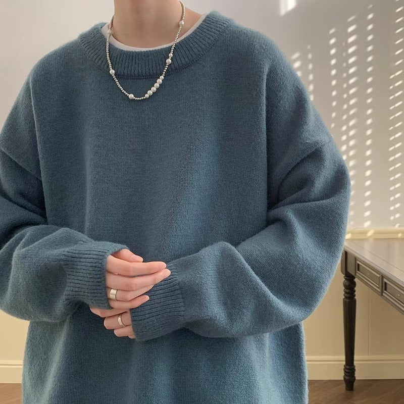 Unisex Bequemer Oversized Pullover Drune