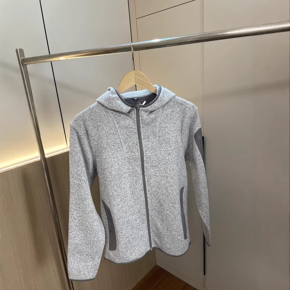Damen Funktionsjacke mit atmungsaktiver Kapuze und seitlichen Reißverschlusstaschen Drune