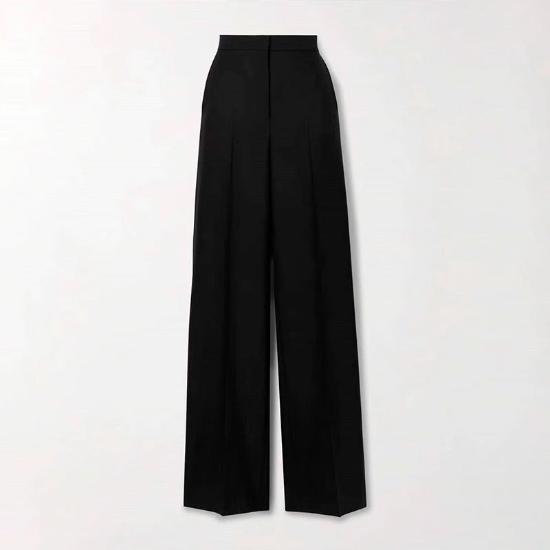 Damen elegante und hochgeschnittene Palazzo-Hose Drune