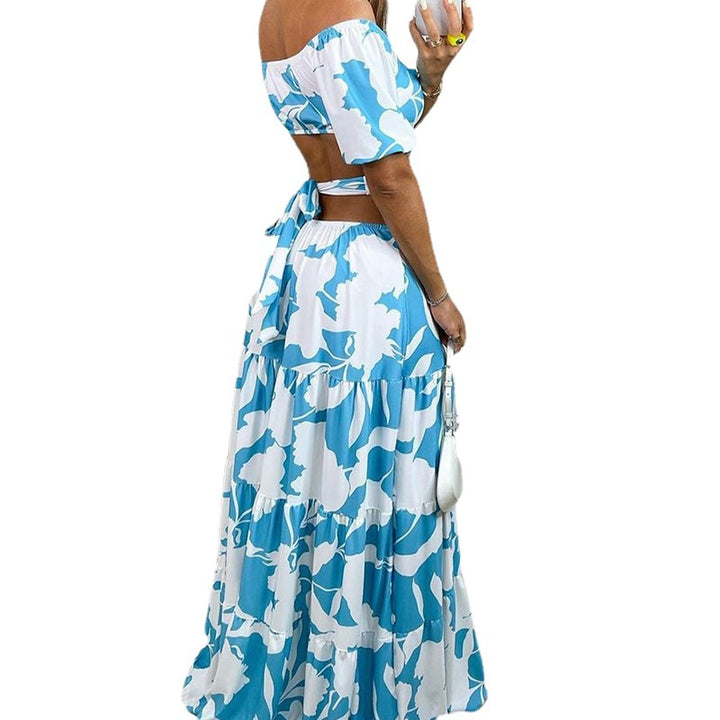 Damen Maxikleid mit raffiniertem Cut-Out und floralem Muster Drune