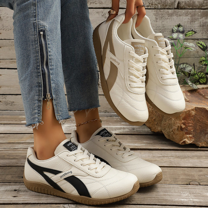 Damen Sportlicher Komfort-Sneaker mit retro-inspirierter Laufsohle Drune