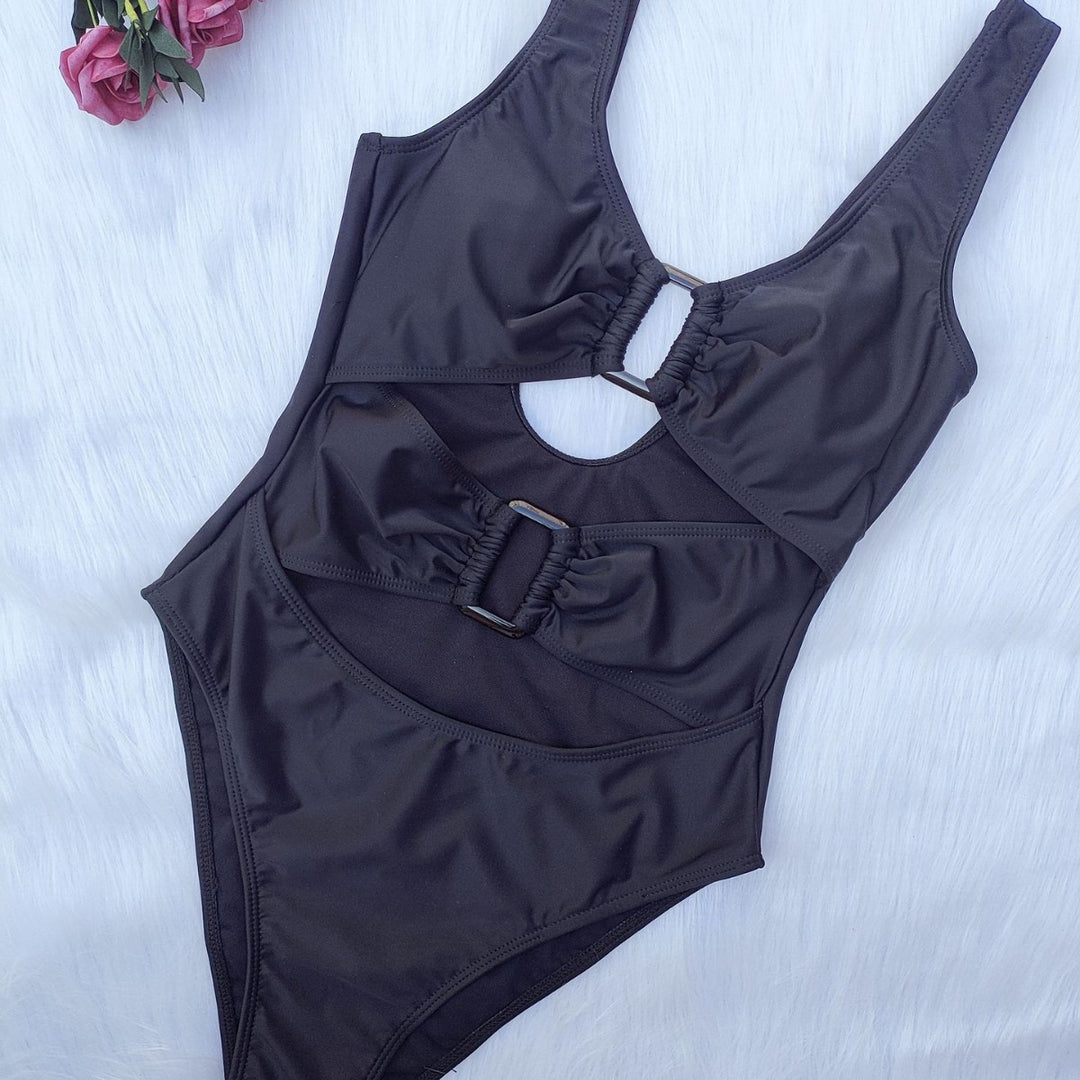 Damen Einteiler-Badeanzug mit modischen Cut-Outs und elegantem Design Drune