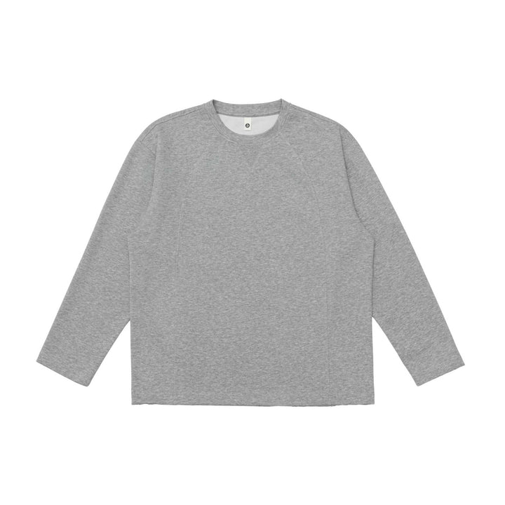 Unisex Oversize‑Sweatshirt mit Raglanärmeln und Teilungsnähten Drune